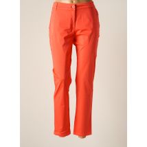 LE PETIT BAIGNEUR - Pantalon 7/8 orange en coton - Femme - Taille 44 - Modz