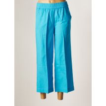 OLSEN - Pantacourt bleu en lin - Femme - Taille 36 - Modz