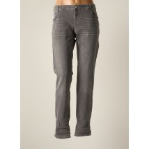 BETTY & CO - Jeans coupe slim gris en coton - Femme - Taille 48 - Modz