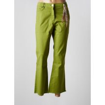 EAST DRIVE - Pantalon 7/8 vert en coton pour femme - Taille 46 - Modz
