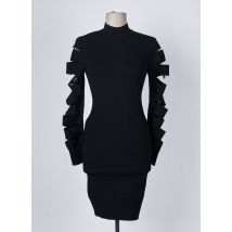 HERVE LEGER - Robe pull noir en viscose - Femme - Taille 36 - Modz
