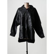 LAAGAM - Veste simili cuir noir en polyurethane - Femme - Taille 40 - Modz