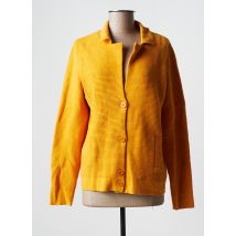 LE PETIT BAIGNEUR - Gilet manches longues jaune en coton - Femme - Taille 36 - Modz