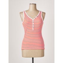 GUESS - Débardeur orange en coton - Femme - Taille 36 - Modz