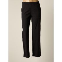 LAAGAM - Pantalon droit noir en nylon - Femme - Taille 40 - Modz