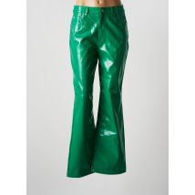JJXX - Pantalon droit vert en polyester pour femme - Taille 42 - Modz