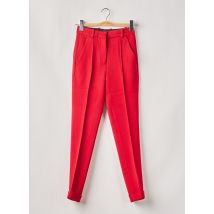 THE KOOPLES - Pantalon slim rouge en polyester - Femme - Taille 34 - Modz