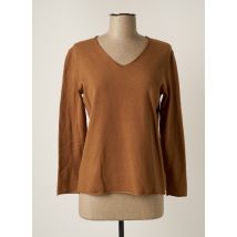 SMF - Pull marron en viscose - Femme - Taille 38 - Modz