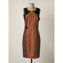 RINASCIMENTO - Robe mi-longue marron en polyurethane - Femme - Taille 40 - Modz