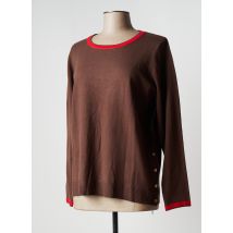 ANTONELLE - Pull marron en acrylique - Femme - Taille 44 - Modz