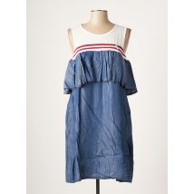 R JEANS - Robe mi-longue bleu en lyocell - Femme - Taille 42 - Modz