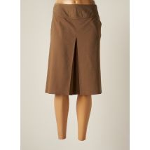 LEWINGER - Jupe mi-longue marron en coton - Femme - Taille 42 - Modz