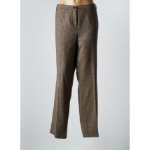CAROLE RICHARD - Pantalon droit beige en laine - Femme - Taille 50 - Modz