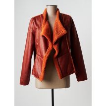 TELMAIL - Veste casual orange en polyester - Femme - Taille 40 - Modz