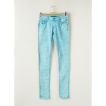 R.DISPLAY - Pantalon slim bleu en coton - Femme - Taille 38 - Modz