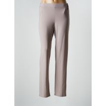 BOGUAR - Pantalon droit beige en polyester - Femme - Taille 36 - Modz