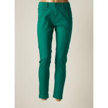 NINA CARTER - Pantalon slim vert en coton - Femme - Taille 42 - Modz