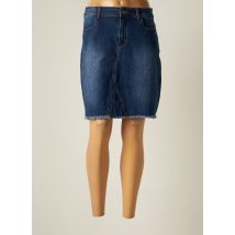 DENIMART - Jupe mi-longue bleu en coton - Femme - Taille 38 - Modz