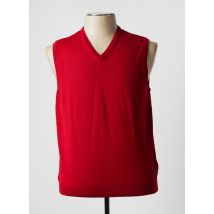MONTE CARLO - Pull rouge en acrylique - Homme - Taille 6XL - Modz