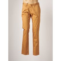 AZZARO - Pantalon chino marron en coton - Homme - Taille 40 - Modz