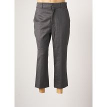 AZZARO - Pantalon 7/8 gris en laine vierge - Homme - Taille 42 - Modz