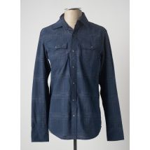 RAW-7 - Chemise manches longues bleu en coton - Homme - Taille S - Modz