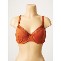 PRINCESSE TAM-TAM - Soutien-gorge marron en coton - Femme - Taille 85F - Modz