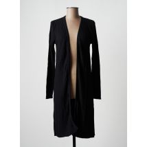 LAAGAM - Gilet manches longues noir en coton pour femme - Taille 36 - Modz