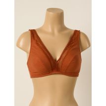 PRINCESSE TAM-TAM - Soutien-gorge marron en coton - Femme - Taille 90F - Modz