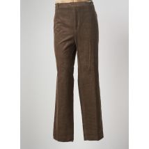 DAMART - Pantalon droit marron en coton - Homme - Taille 56 - Modz