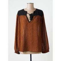SKATÏE - Blouse marron en polyester - Femme - Taille 38 - Modz