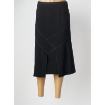 LEWINGER - Jupe mi-longue noir en polyester - Femme - Taille 40 - Modz