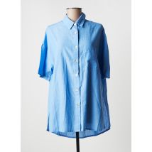 TIFFOSI - Chemisier bleu en coton - Femme - Taille 36 - Modz