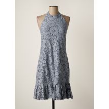 ANNE FO - Robe courte bleu en coton - Femme - Taille 44 - Modz