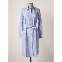 COMPTOIR DES COTONNIERS - Robe mi-longue bleu en coton - Femme - Taille 34 - Modz