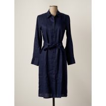 COMPTOIR DES COTONNIERS - Robe mi-longue bleu en lin - Femme - Taille 34 - Modz