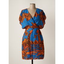 VICTORIO & LUCCHINO - Robe mi-longue bleu en viscose - Femme - Taille 36 - Modz