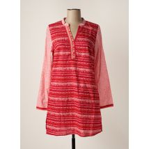 LA FIANCEE DU MEKONG - Tunique manches longues rouge en coton - Femme - Taille 36 - Modz