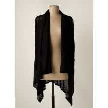 ANNE FONTAINE - Gilet manches longues noir en viscose - Femme - Taille 36 - Modz