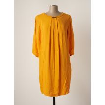 TRUSSARDI JEANS - Robe mi-longue jaune en viscose - Femme - Taille 38 - Modz