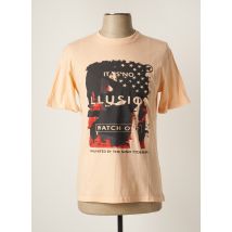 TOM TAILOR - T-shirt orange en coton - Homme - Taille S - Modz