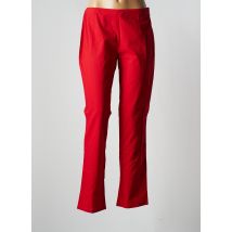 LA FIANCEE DU MEKONG - Pantalon droit rouge en coton - Femme - Taille 40 - Modz