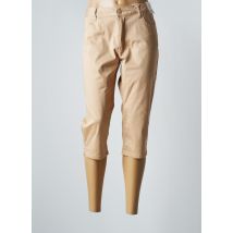 KY CREATION - Corsaire beige en coton - Femme - Taille 36 - Modz