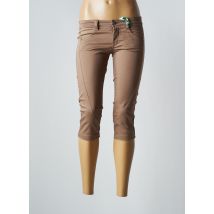 CRW (CHIPIE ROLLING WORKER) - Corsaire marron en coton - Femme - Taille W27 - Modz