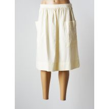 COMPTOIR DES COTONNIERS - Jupe mi-longue jaune en coton - Femme - Taille 40 - Modz