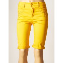 KY CREATION - Cycliste jaune en coton - Femme - Taille 36 - Modz