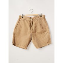 JOE SAN - Short marron en coton - Homme - Taille W33 - Modz