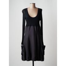 FRED SABATIER - Robe mi-longue noir en polyester - Femme - Taille 38 - Modz