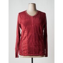 FRED SABATIER - Top rouge en coton pour femme - Taille 46 - Modz