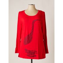ALAIN WEIZ - Tunique manches longues rouge en viscose - Femme - Taille 44 - Modz